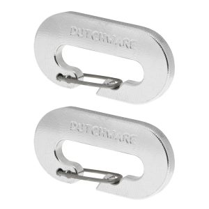 Pair of Dutch Biner clips for hammock suspension from Dutchware gear