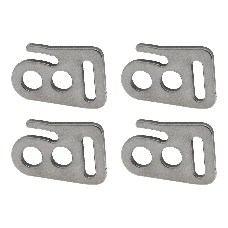 Titanium Bridge Hammock End-Set of 4