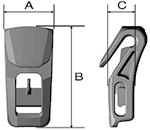 Slide Lock Hook-4928