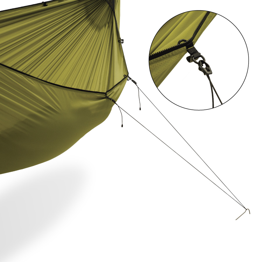 hammock tie outs with d ring