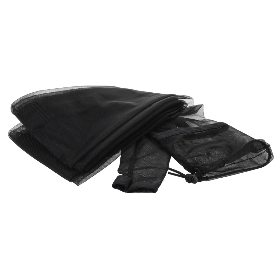 black tarp sleeve or "snakeskin"