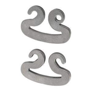 pair of mantis clips for daisy chaing webbing for suspension of hammocks from Dutchware gear
