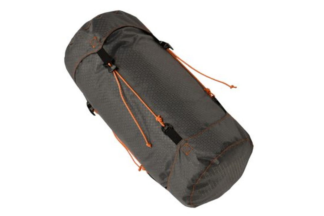 completed DIY compression stuff sack