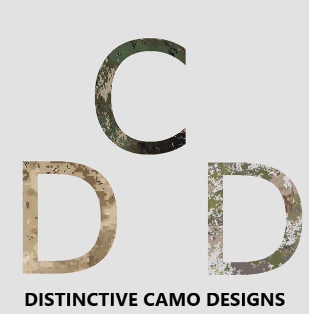 Distinctive Camo Designs Printed Fabric