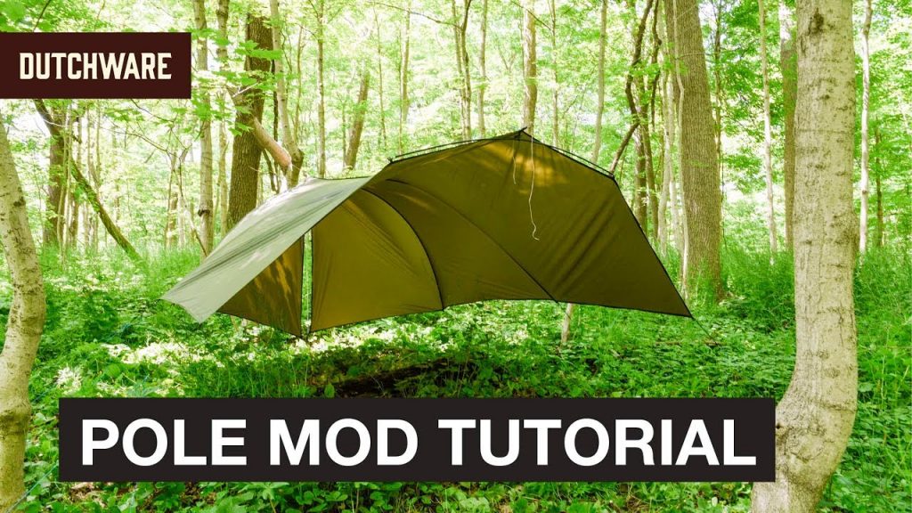2 Person Tarp Internal Pole Mod Setup