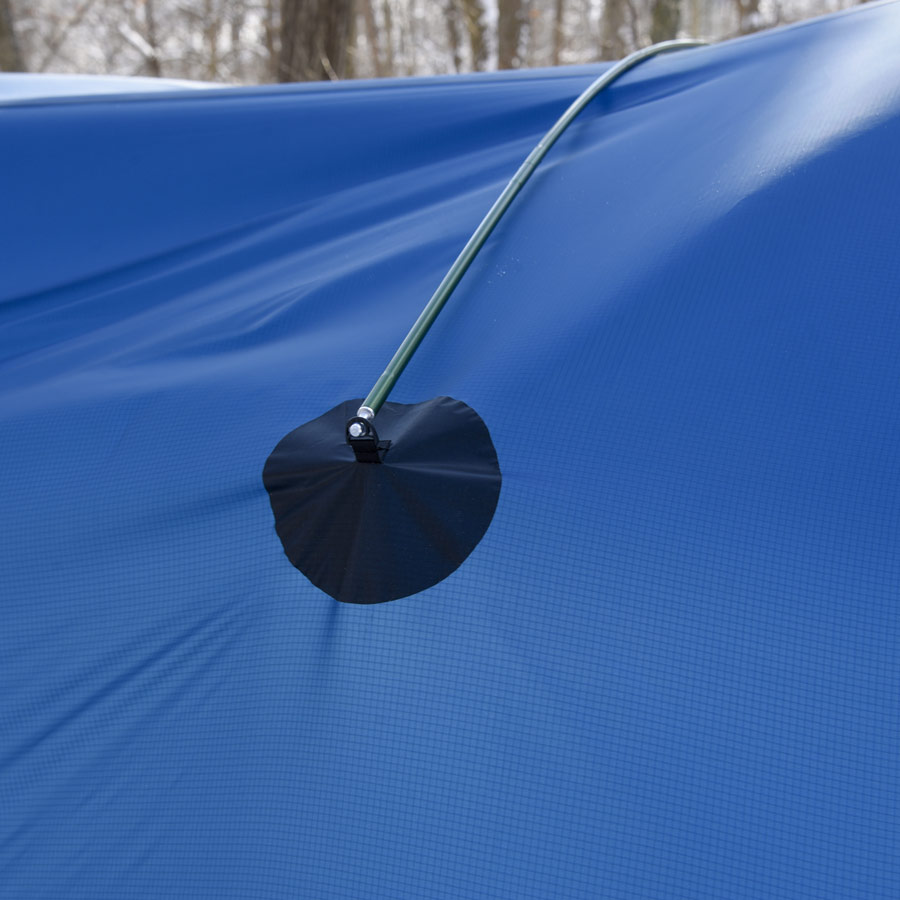 Bonded Tarp Outside Hammock