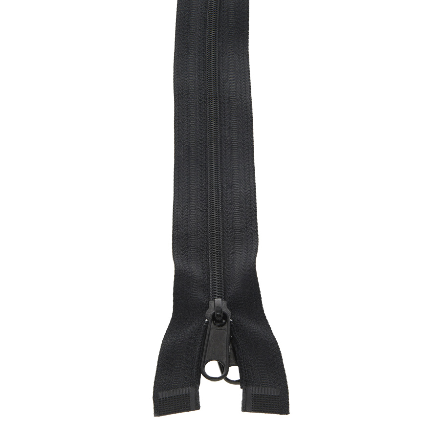 43" Separating Coil Zipper #3 w/Double Pull Tab Slider - Image 2
