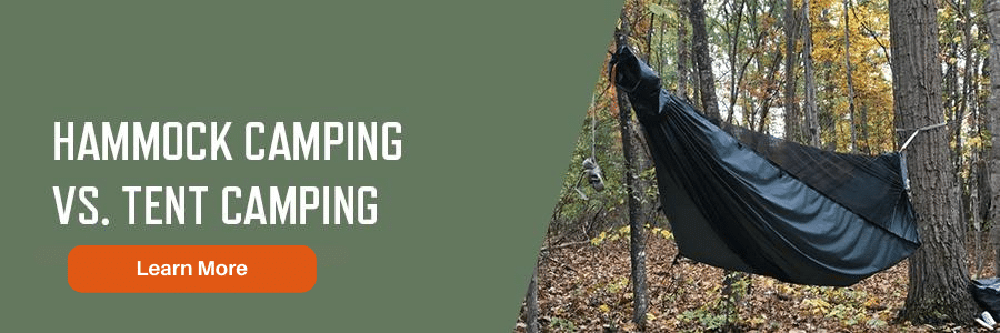hammock camping versus tent camping